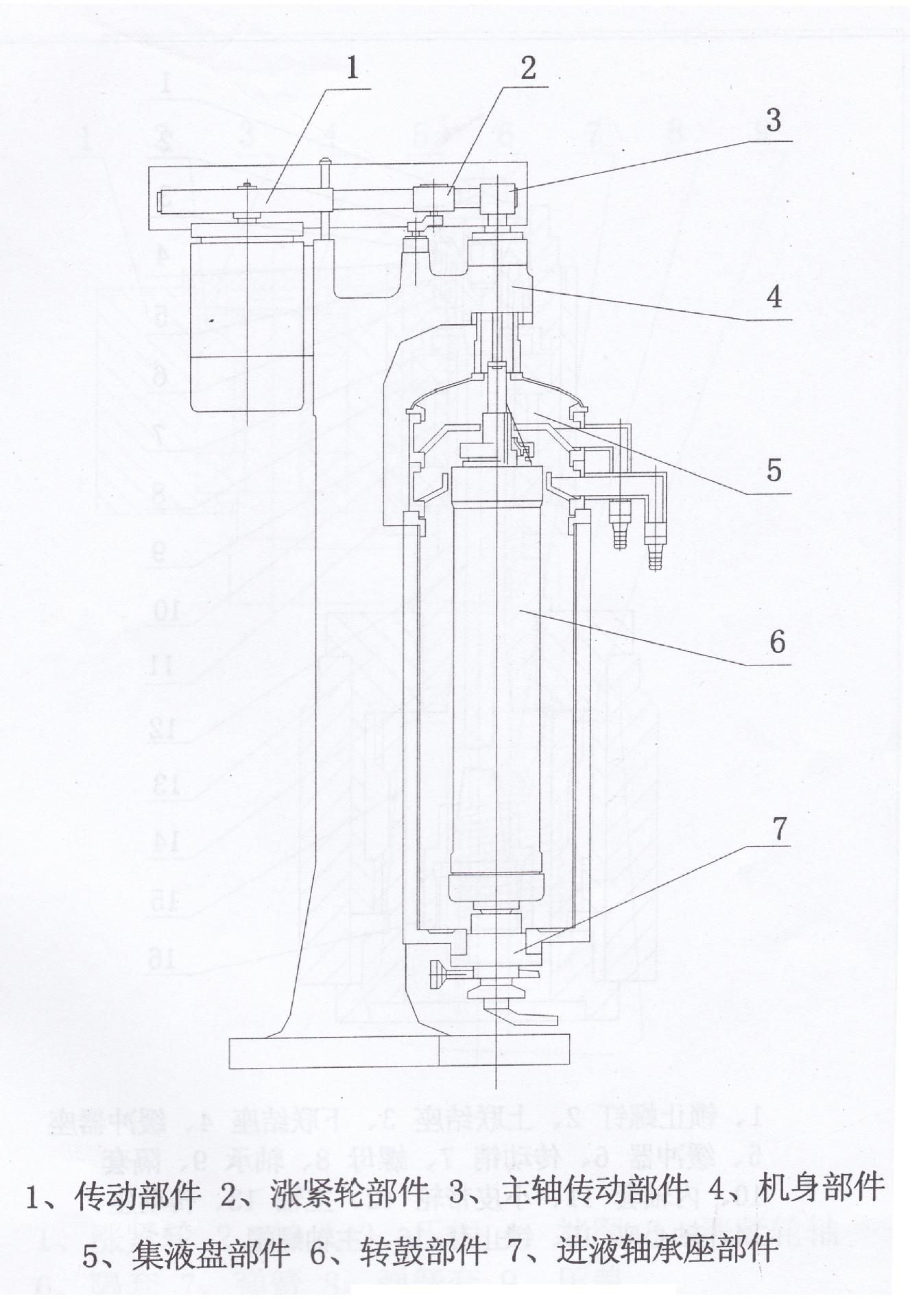 离心机结构示意图图片