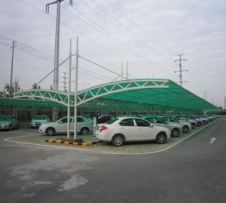 阳光板汽车自行车遮阳棚 户外pc阳光耐力板停车棚 厂家定制