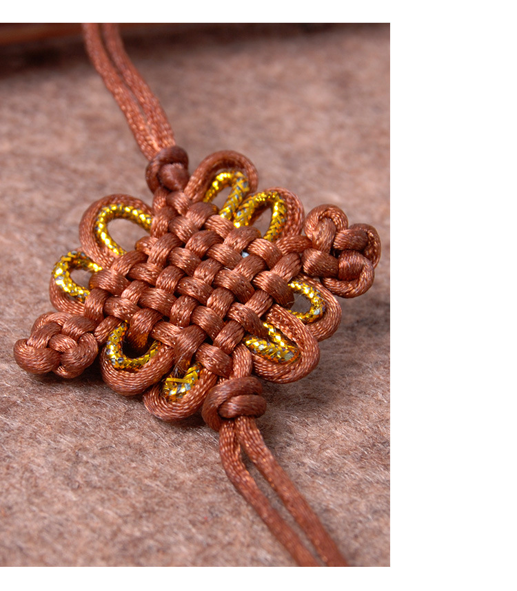 龙结 手工编织中国结7号金线结居家装饰小挂件特色厂