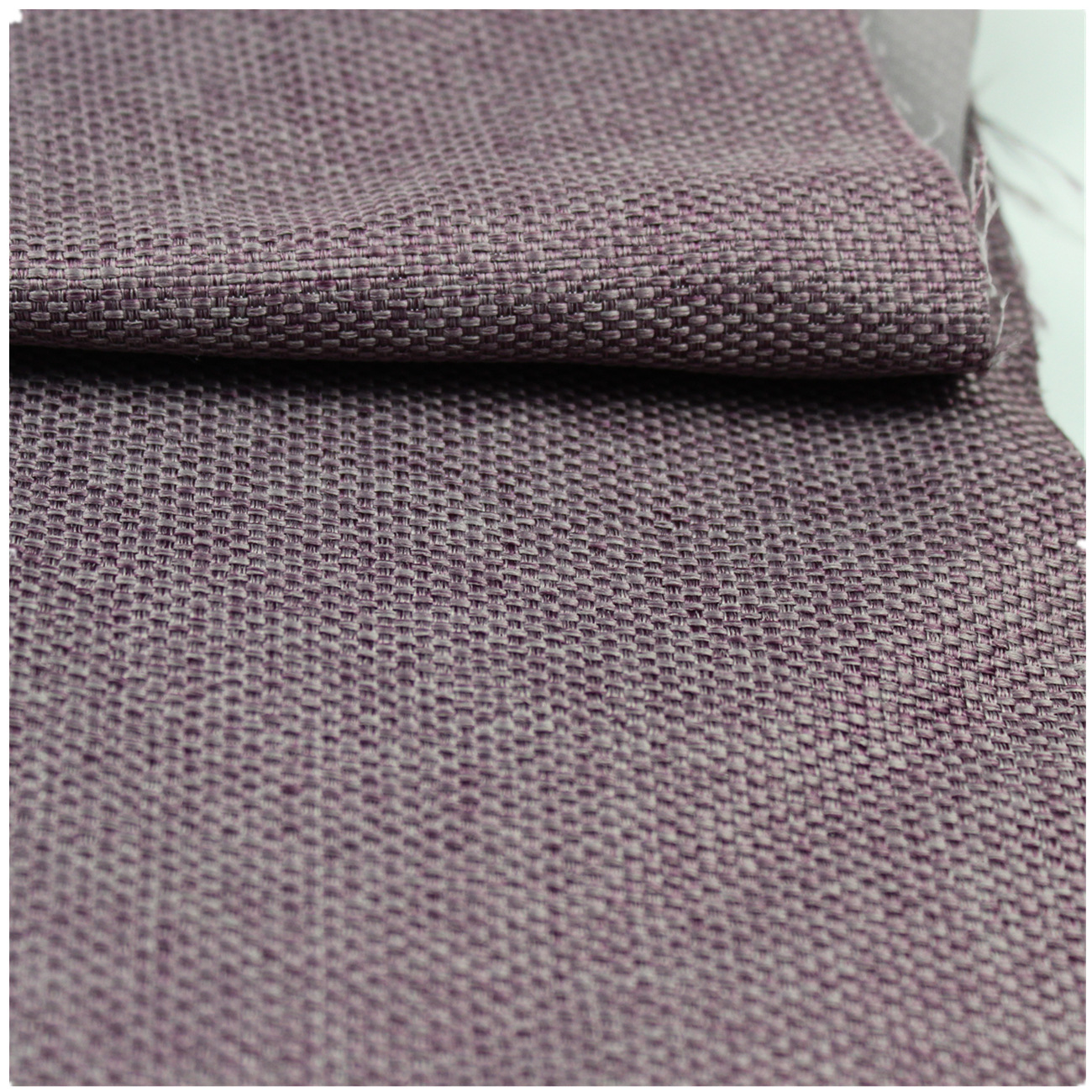 铠纶厂家直销涤纶仿麻纱线阻燃遮光布防火工程仿麻窗帘面料