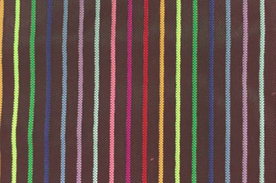 尼龙条纹网布 多色七彩条网 化妆袋尼龙纱网面料 七彩条子网布