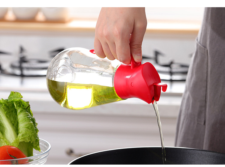 日式油醋壶装酱油醋油瓶玻璃防漏家用厨房油罐大号透明厨房用品