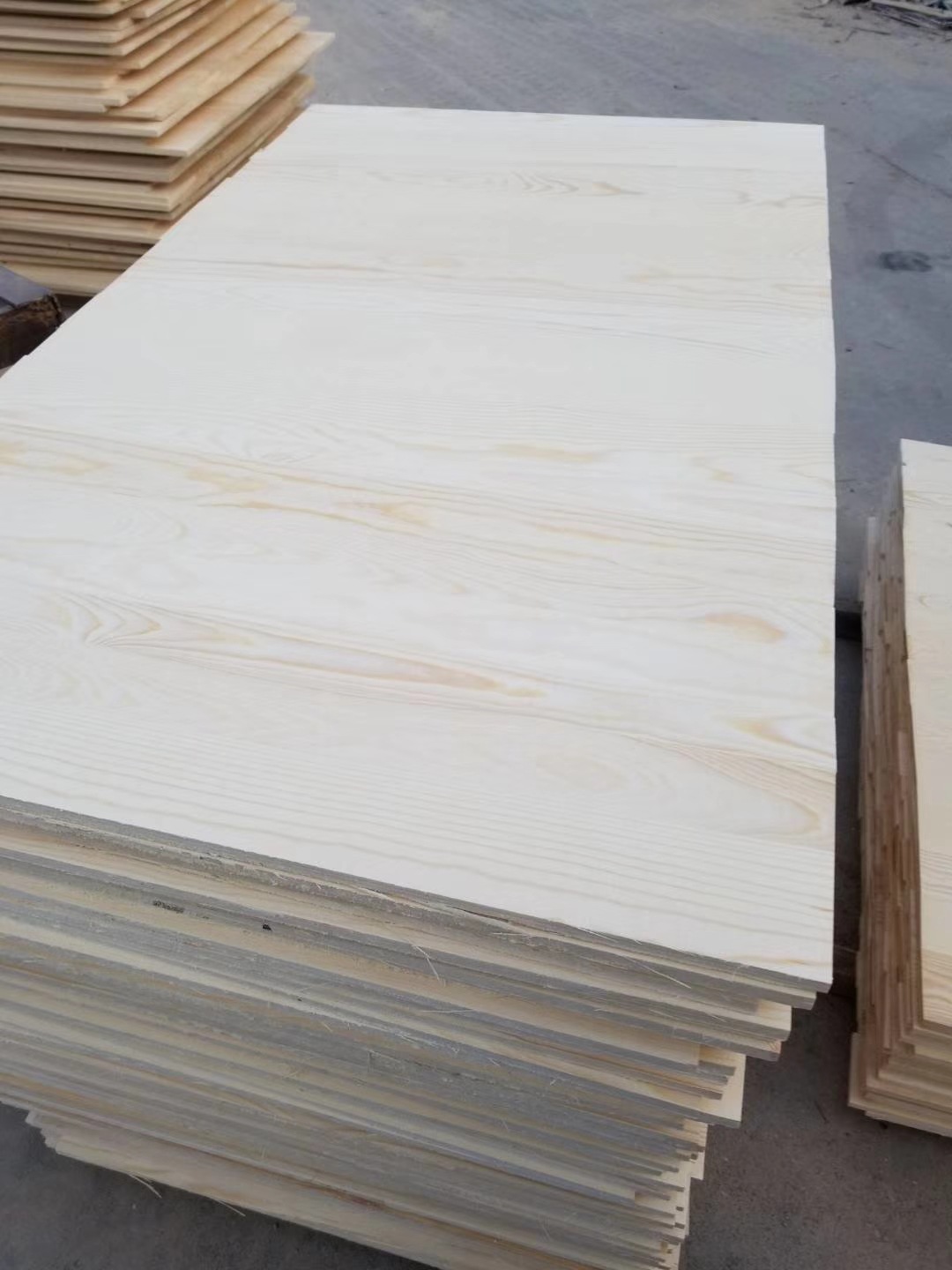 杨木板实木 杨木直拼板 免漆板实木板材 白杨木板 支持定制