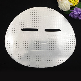 5c打孔珠光面膜 无孔珠光面膜纸 白色无纺布面膜纸