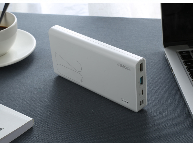 罗马仕sense6 充电宝20000毫安双向快充版大容量移动电源手