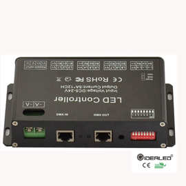 6-12通道dmx恒压解码器 led灯条和rgb线形灯多通道dmx512控制器