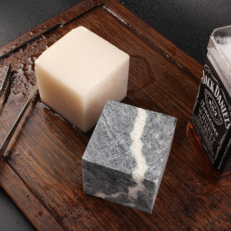 创意定制尺寸 皂石 滑石 大理石酒水冰镇器 冰粒 降温石 厨房用具