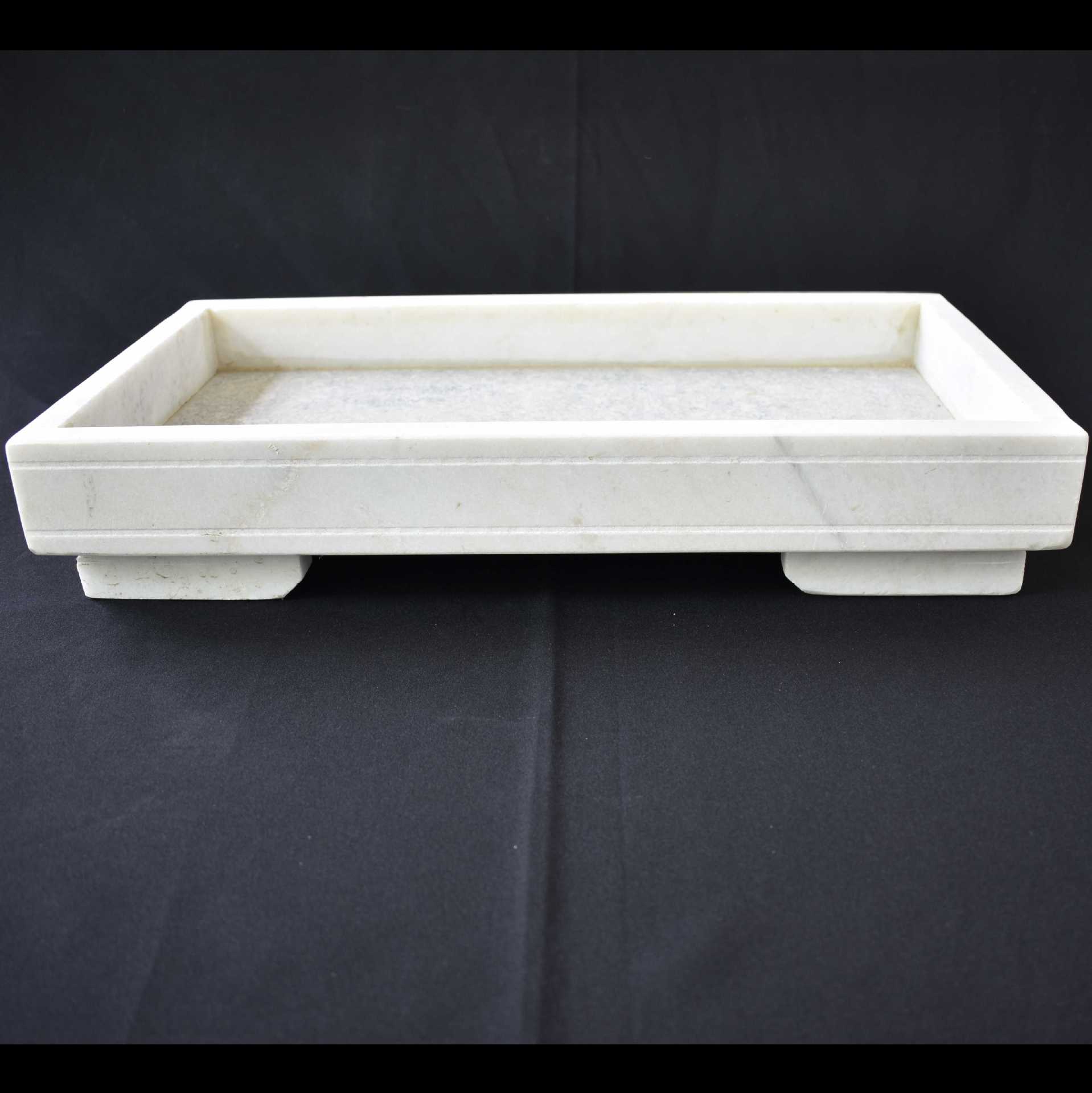 上水石吸水石大理石盆上水石吸水石大理石盆景盆花盆托架托盘