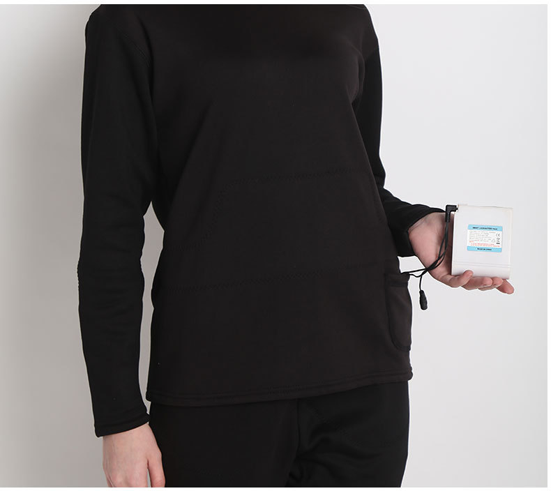 厂家新款 电热王保暖衣 电加热衣服女 充电智能发热服