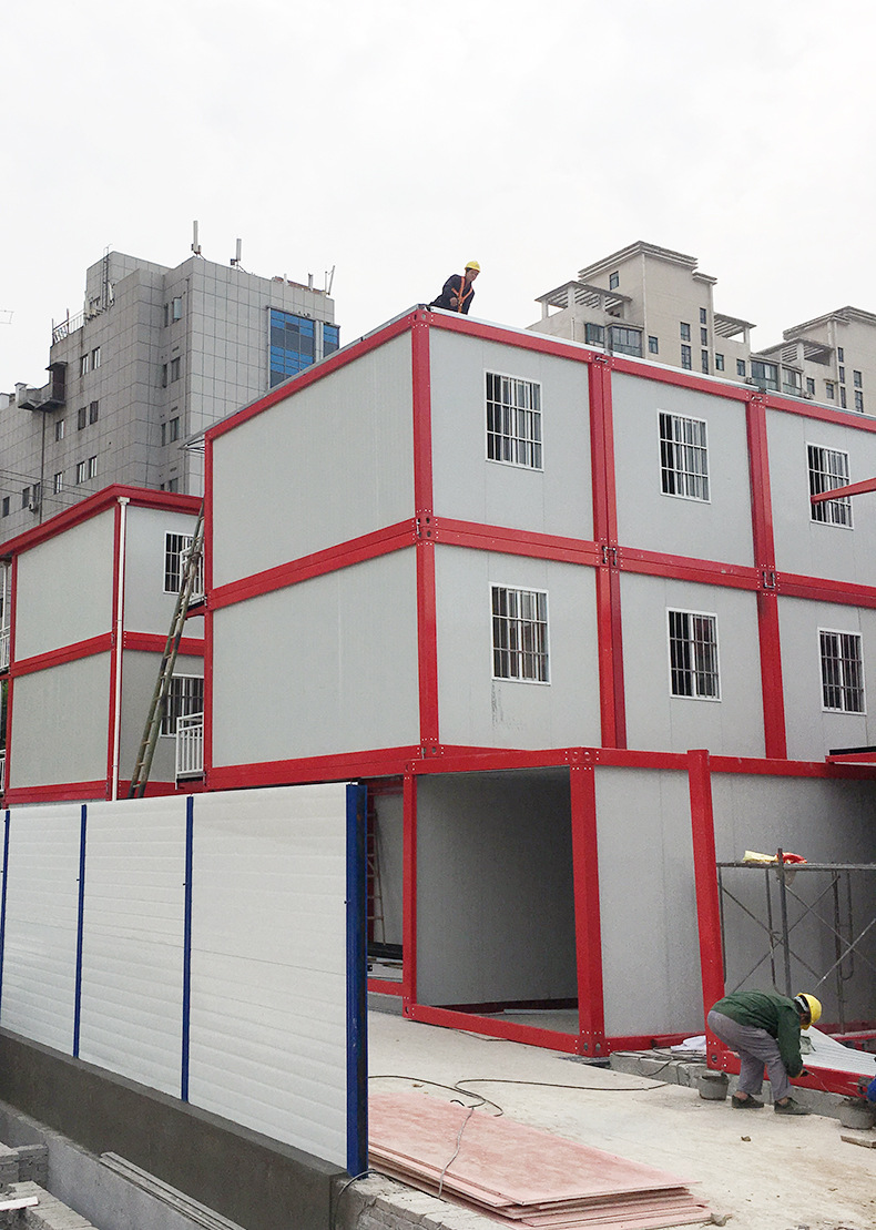 快拼箱房 三层结构工地临建用房 拼装式集成房屋 安装方便快捷