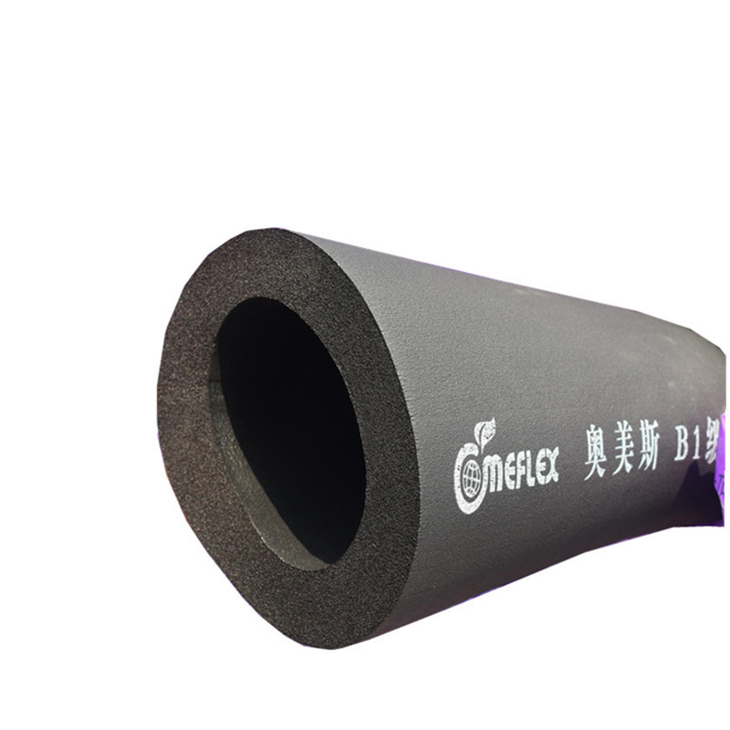 华美b1级空调水管铜管管道保温施工隔热橡塑保温管