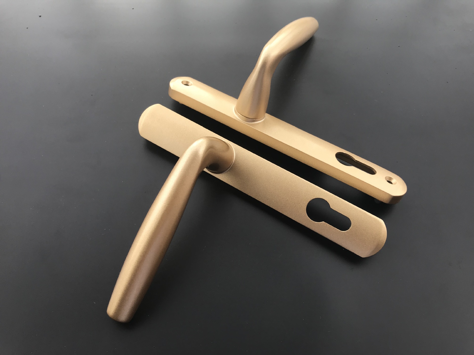 门窗拉手 铝门窗把手 两点锁把手 门窗平开门拉手