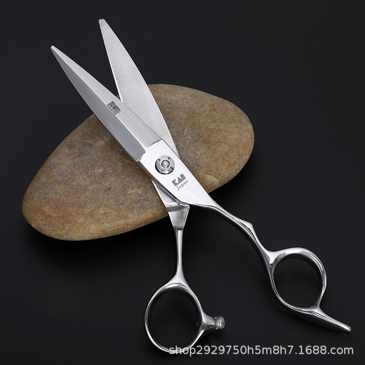 6寸胖胖剪柳叶剪滑剪火匠理发剪刀美发剪刀厂家直销