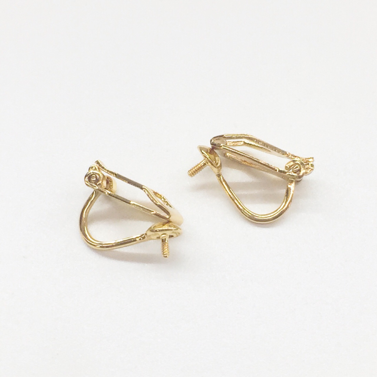 批发dly手工制作配件 无耳孔三角耳夹带针 天然珍珠配饰 持久保色