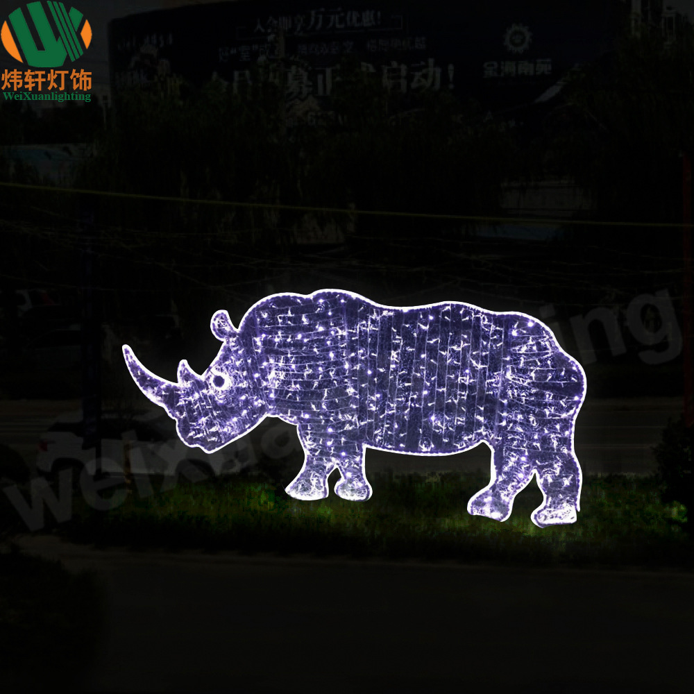 led动物平面图案灯 节日活动装修造型灯 景观灯