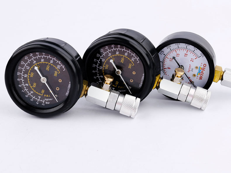 气缸压力表两用汽缸燃油表多工能汽车缸压表检测维修工具气压表