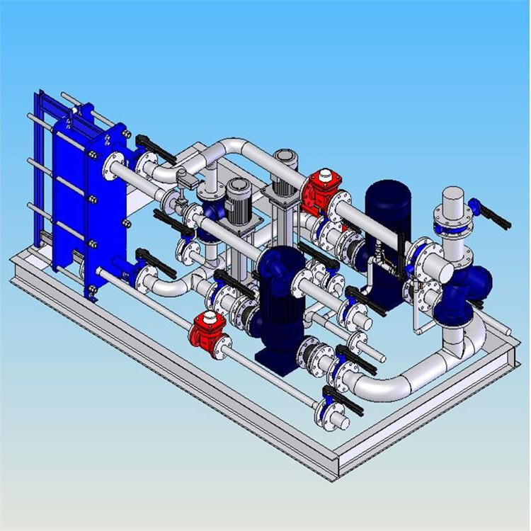 高效节能生活热水可拆卸换热整体式换热机组 优质304板式换热机组