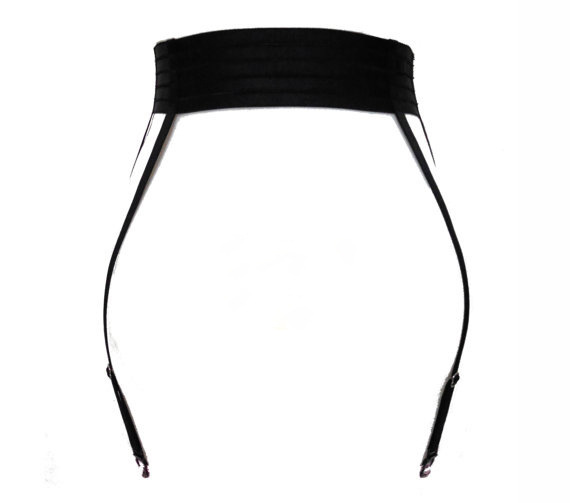 女性六个背带吊袜腰带弹力带