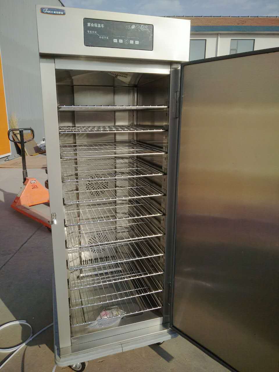 双门宴会保温车盒饭保温柜外卖保温柜便当保温车食堂饭菜保温柜