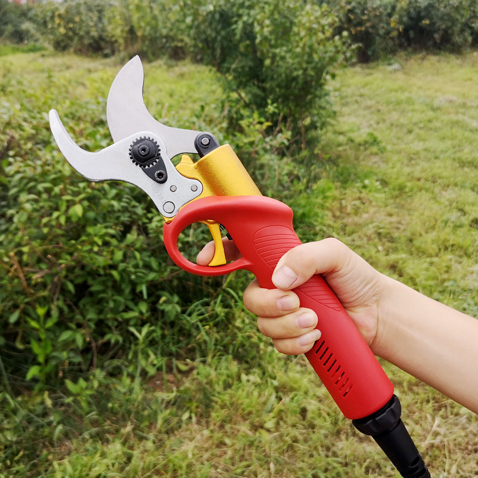 兴立电动修枝剪果树电动剪刀电动剪枝剪粗枝剪刀果枝剪电动剪枝机