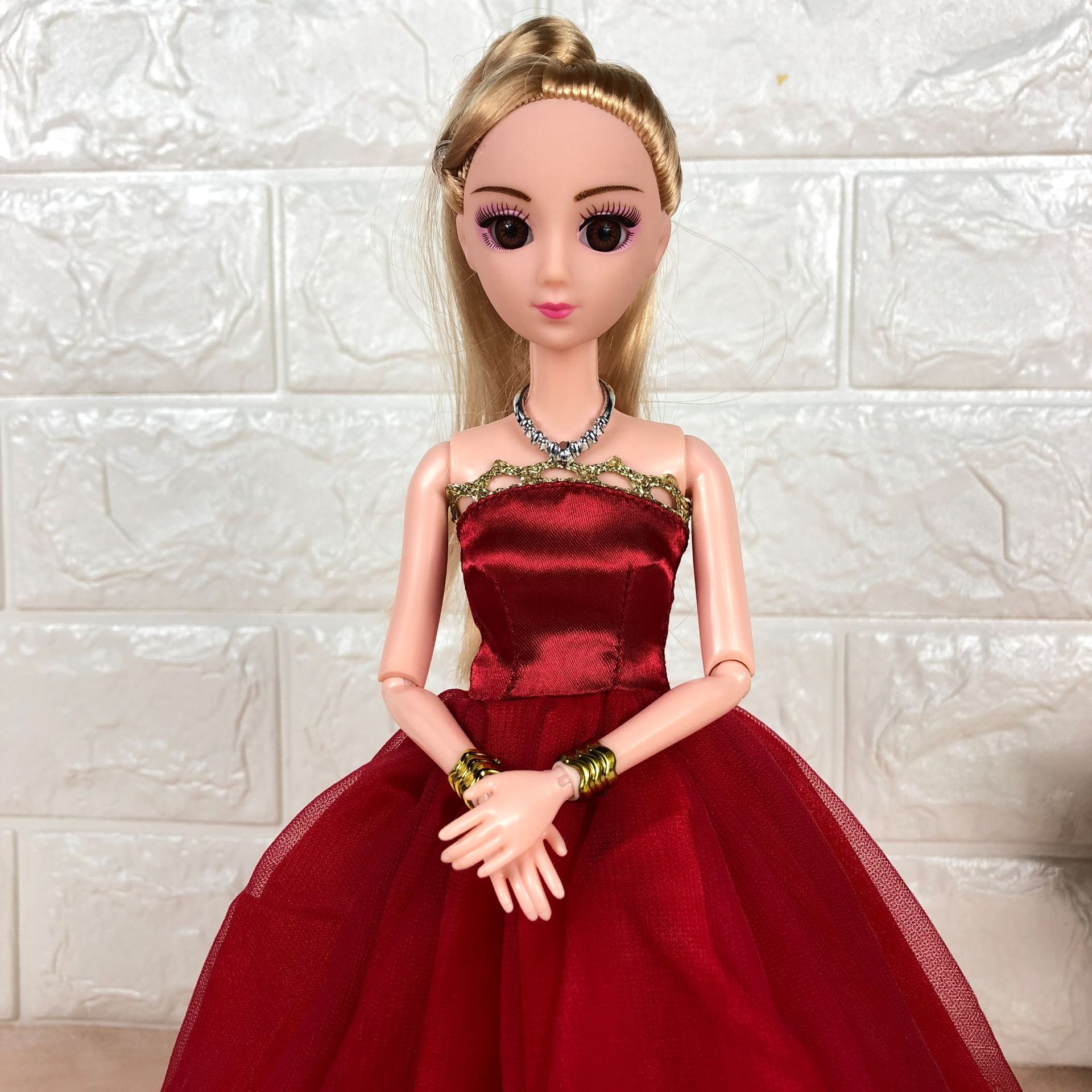 新齐芭比娃娃婚纱娃娃美人鱼娃娃关节公主换装洋娃娃玩具公仔bjd