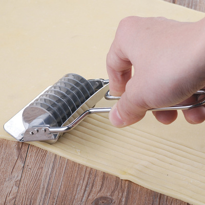 不锈钢切面器手动切面刀切面条神器切面皮器面条机肉夹馍划条工具