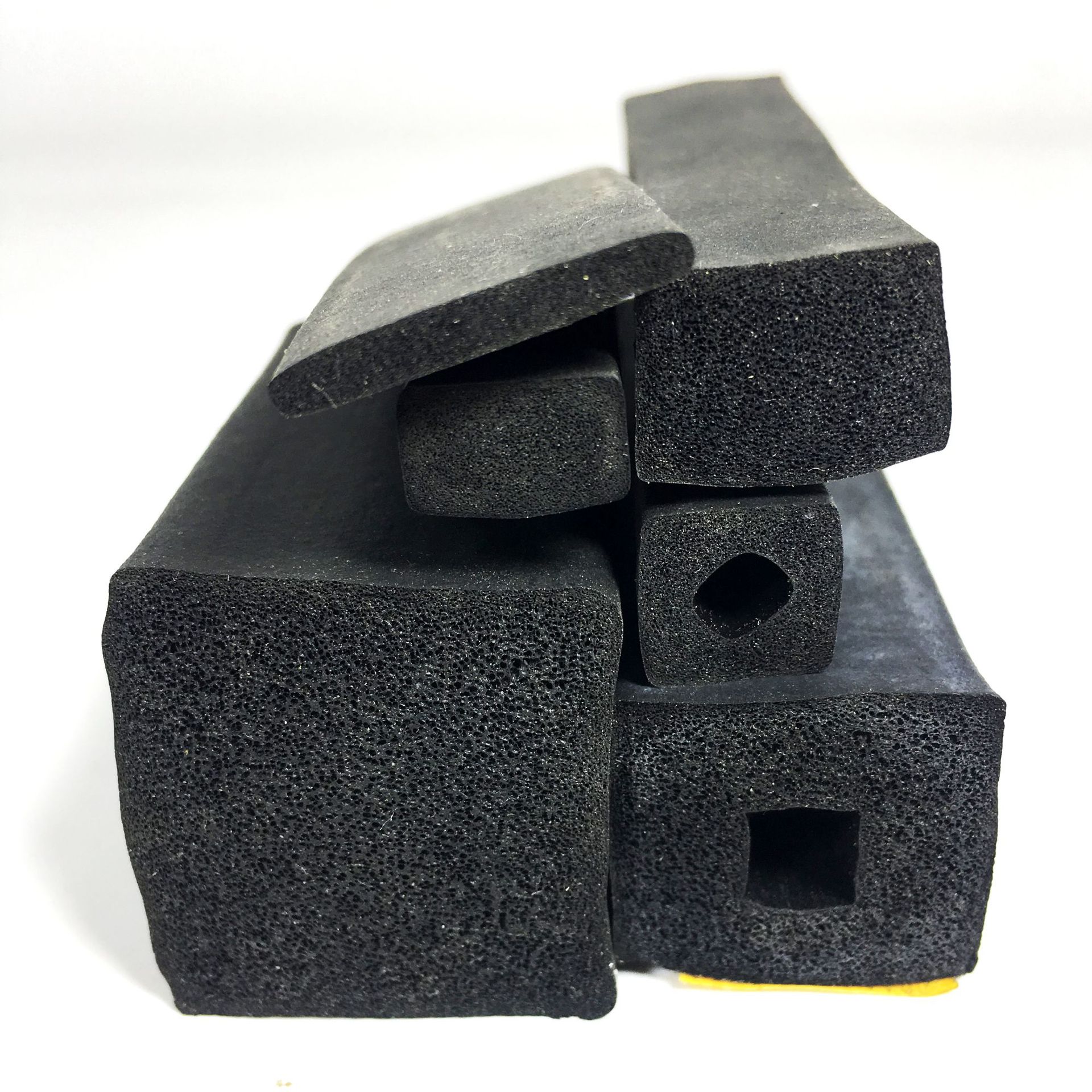 u型防撞卡条乙丙胶机柜防尘密封条 发泡海绵橡胶实心通讯柜嵌条