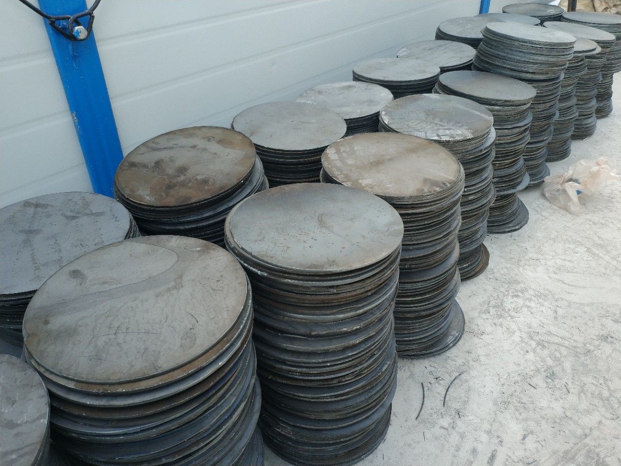 惠州桩芯钢板铁圆饼河源广州桩心钢板150mm 200mm定做