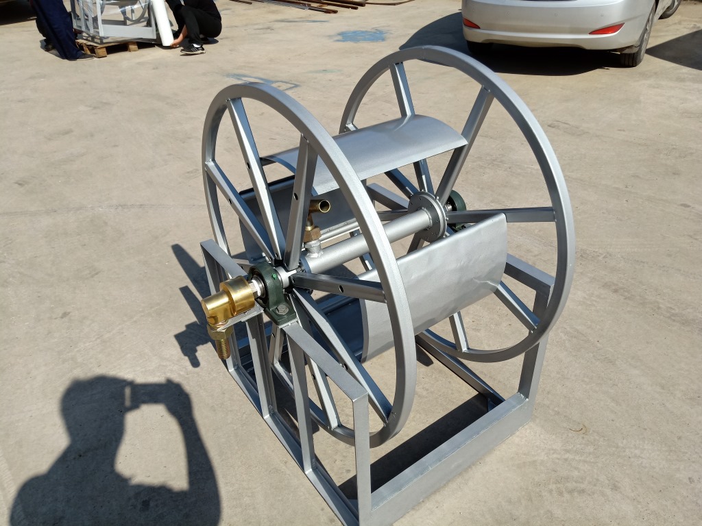 1寸100米手动回绕卷管器不锈钢碳钢材质