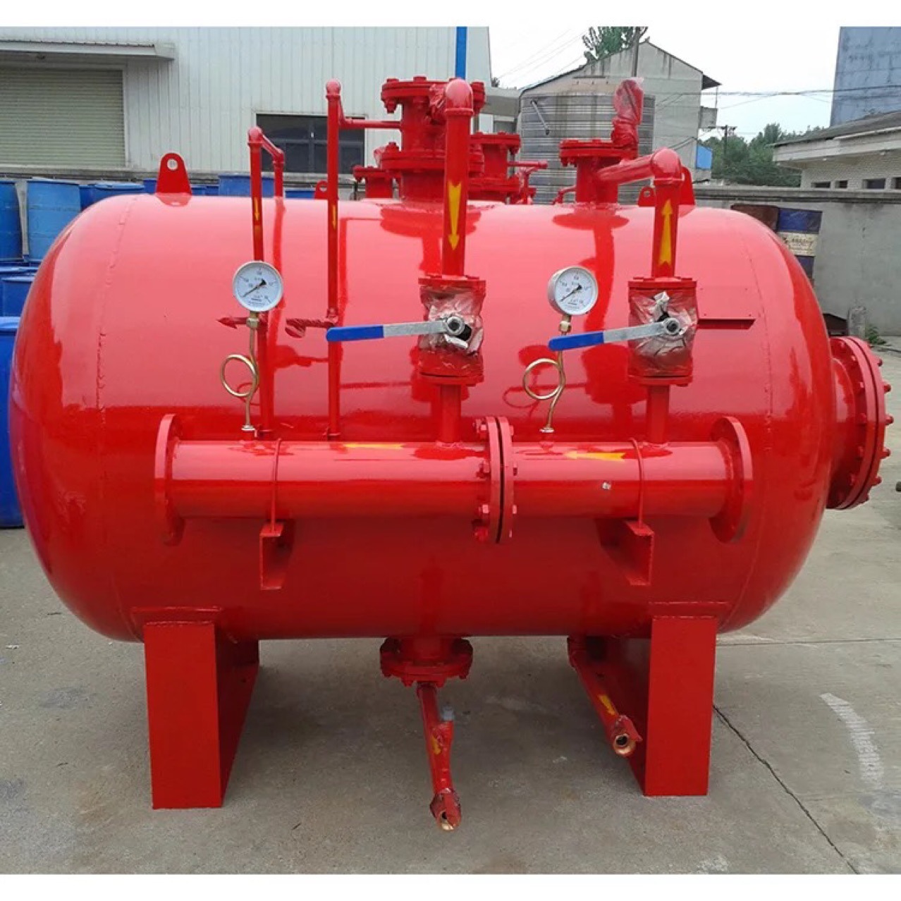 消防立式泡沫罐 /压力式泡沫比例混合装置设备 消防认证齐全泡沫