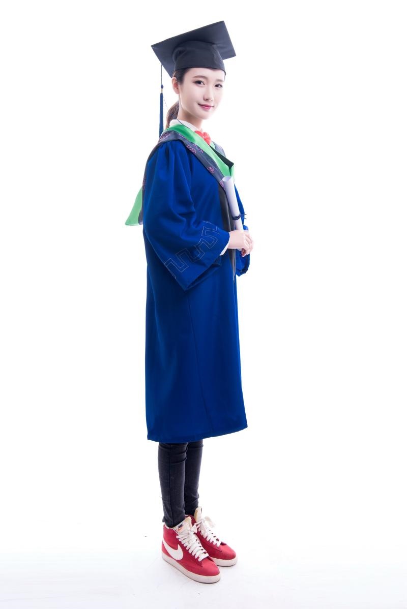 学士服 大学生毕业礼服 博士服文科演出的服搭配帽子硕士服成人礼