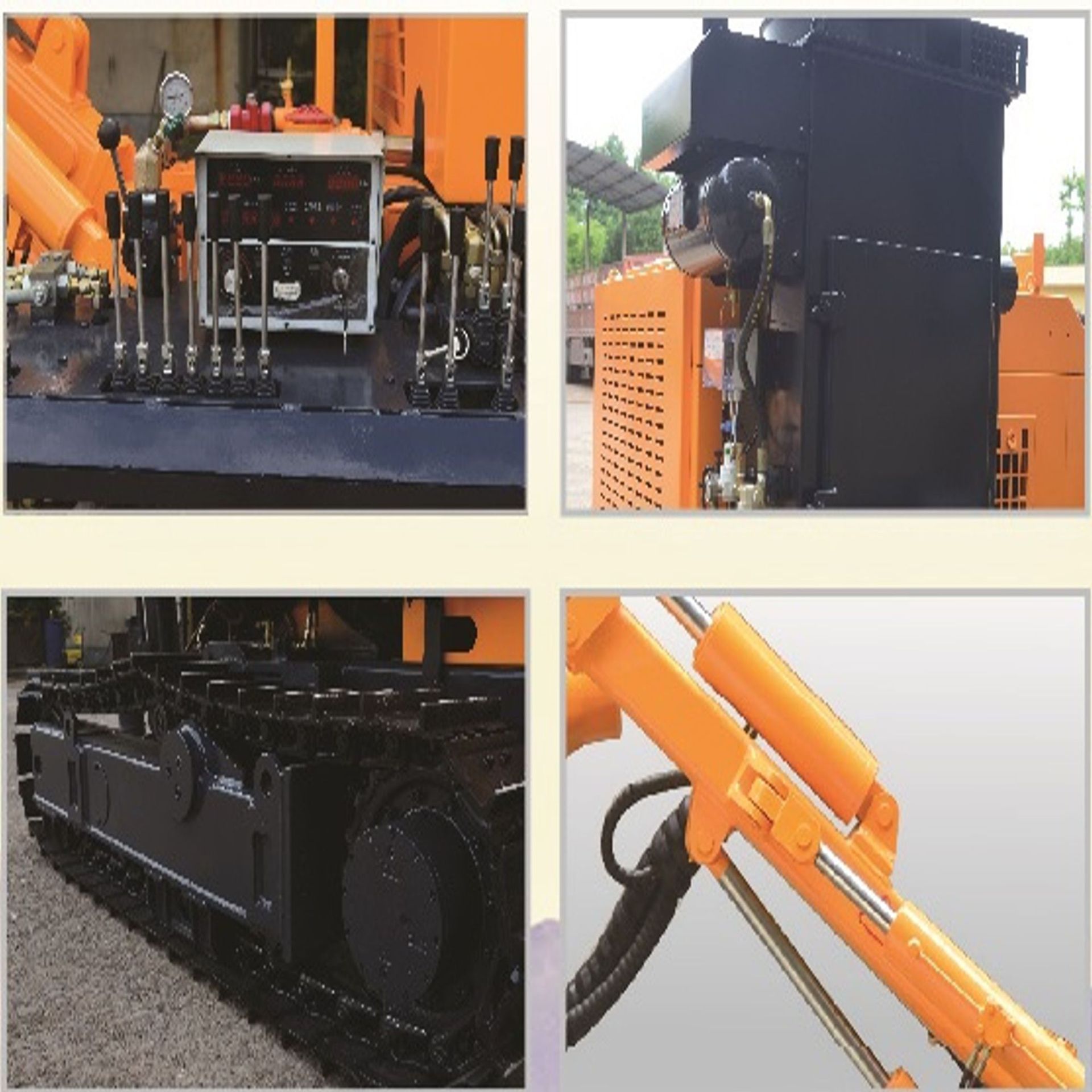 开山牌环保除尘履带潜孔钻车孔径110mm深度20m 430h维修服务中心x