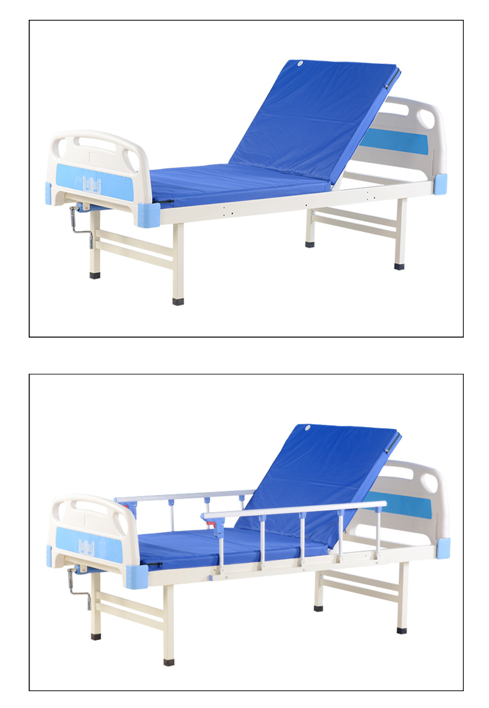 乐驰abs单摇护理床 家庭单摇护理病床 老人医疗床 医用手摇式病床