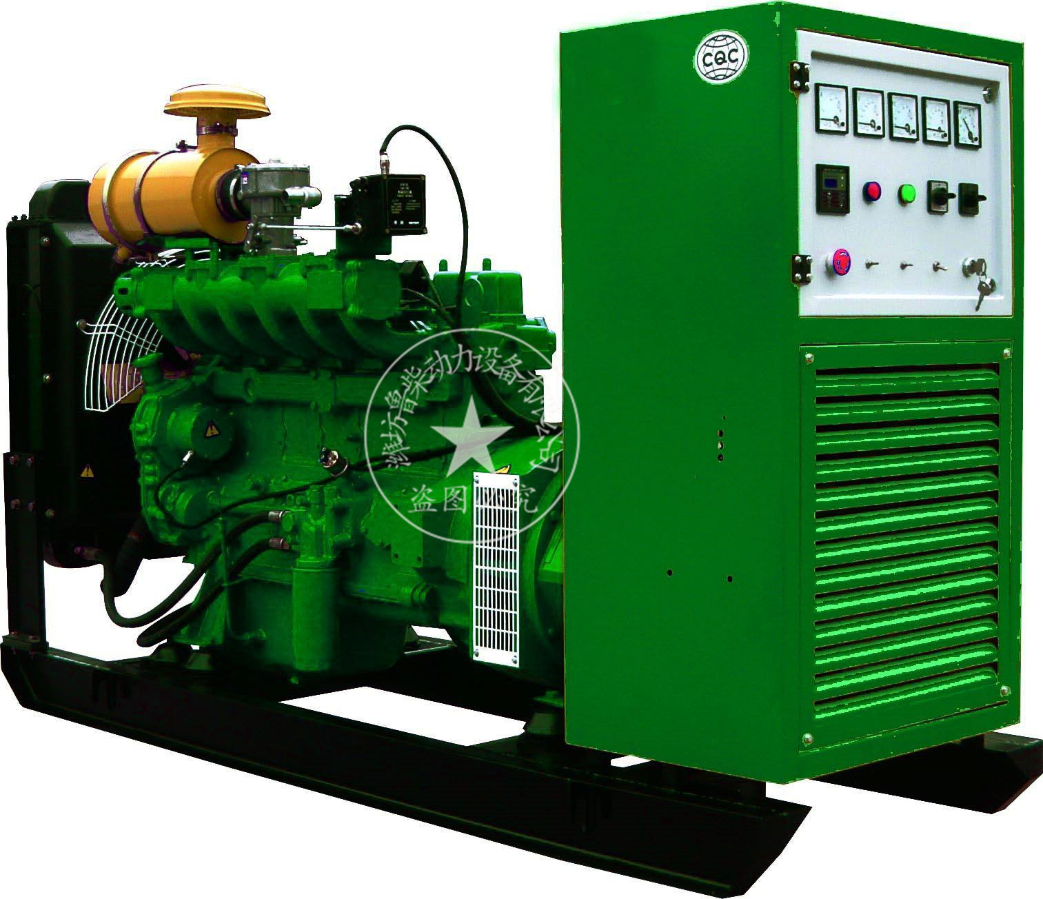 天然气发电机200kw六缸618发动机沼气发电斯太尔系列纯铜无刷电机
