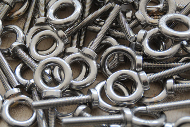 304不锈钢加长吊环螺栓 m8*20-50加长吊环螺丝 加长吊环螺丝m8