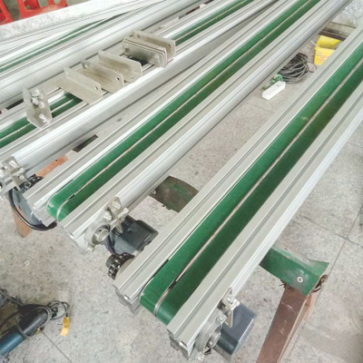 微型小型铝合金工厂输送机皮带线传送带流水线装配线pvc皮带设备