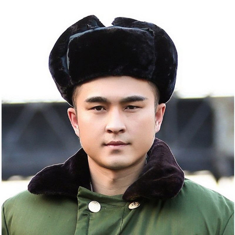 【厂家直销】 户外护耳防风雷锋帽 冬季矿工冷库专用加厚大耳帽