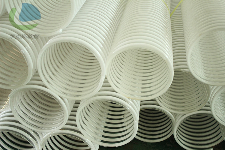 pu塑筋管 pu塑筋风管 聚氨酯波纹管 公路抛丸机专用塑筋管 pu软管