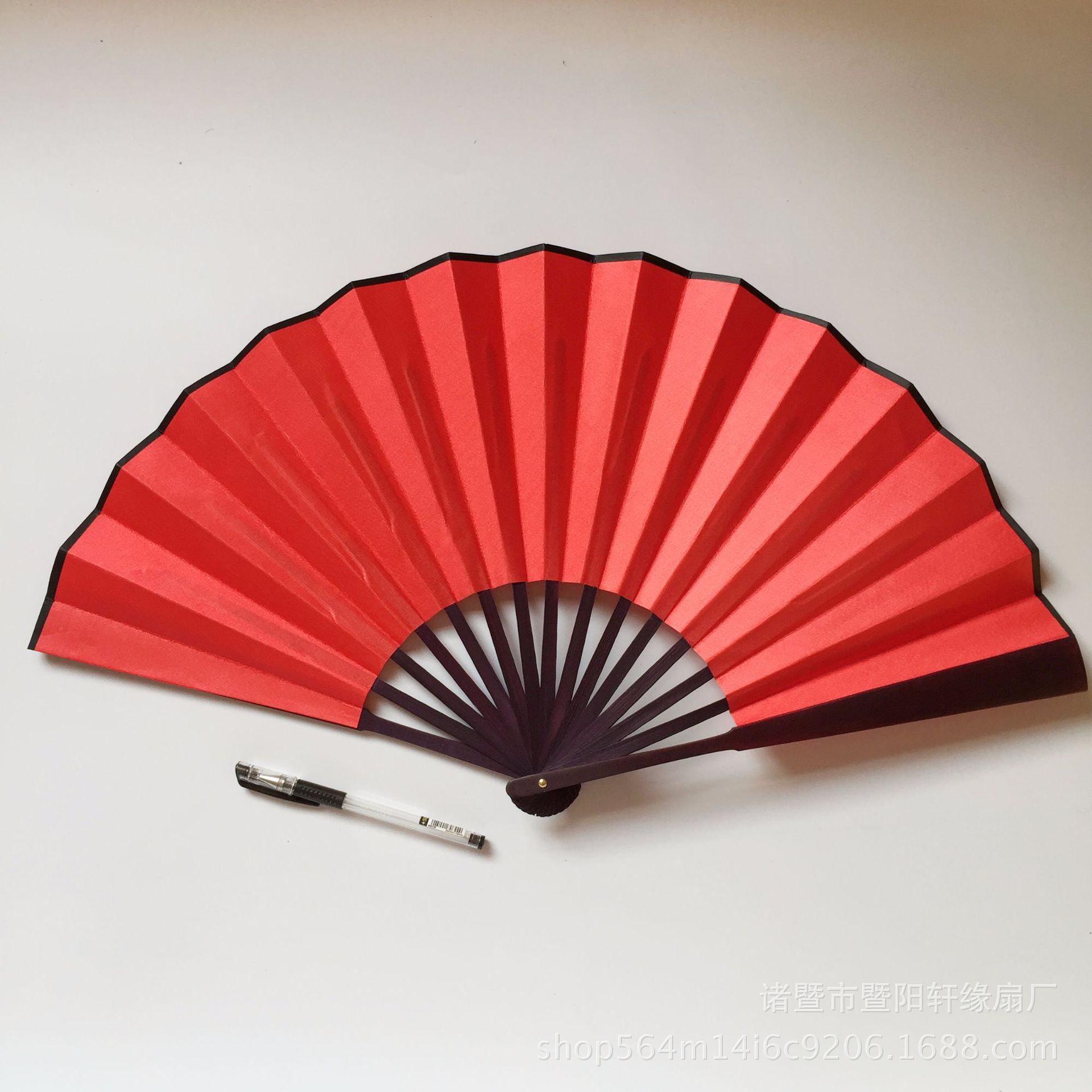 10寸8寸空白绢扇*画画扇子*空白折扇*男士绢扇*厂家定制广告扇子