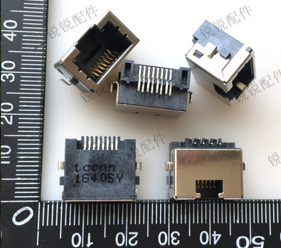 笔记本 电脑 rj45网口 插座 8p8c 网络接口 插座 沉板式 网线插座