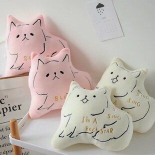 卡通可爱猫咪车枕 呆萌喵汽车头枕 单只