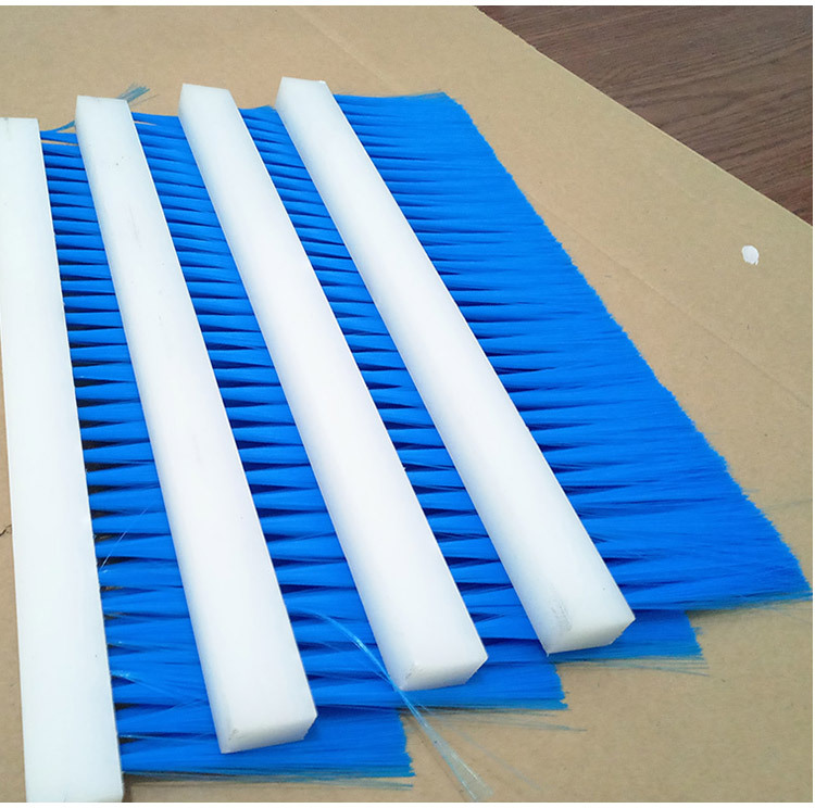 工作台面毛刷板密封挡灰防尘pvc条刷pp板尼龙条刷塑料毛工业条刷