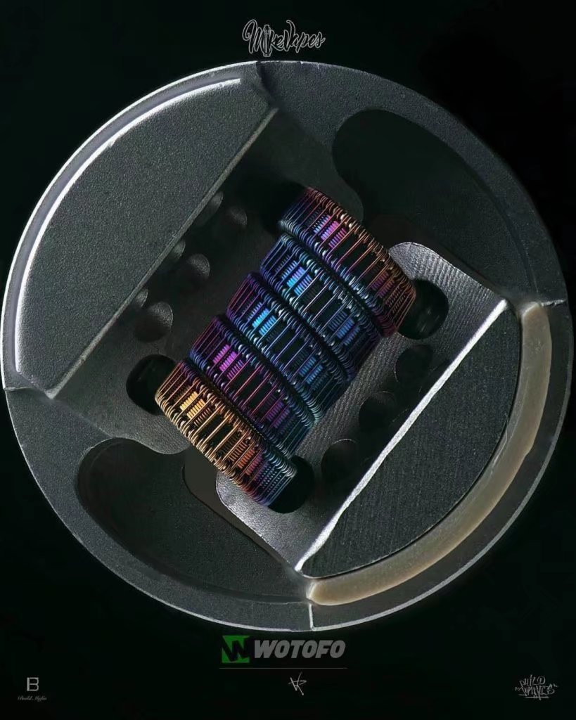 wotofo recurve diy小蛮腰电子烟雾化器rda小蛮腰滴油单发型