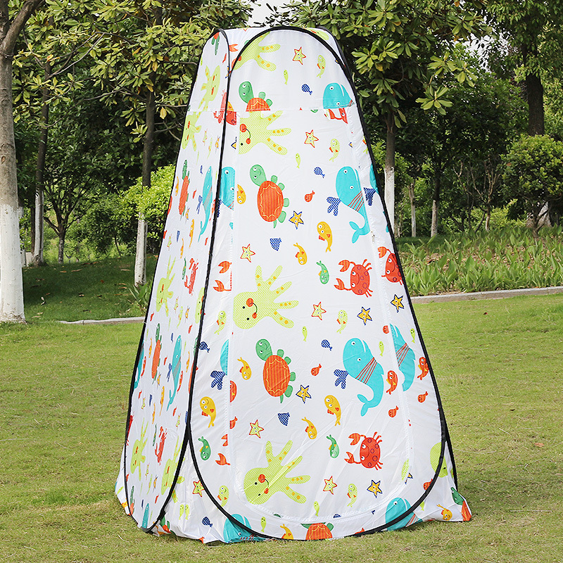 Free Quickly Open Outdoor Dressing Room Portable Dressing Tent Mobile Toilet Bath Tent Bath Curtain Shower Curtain Warm