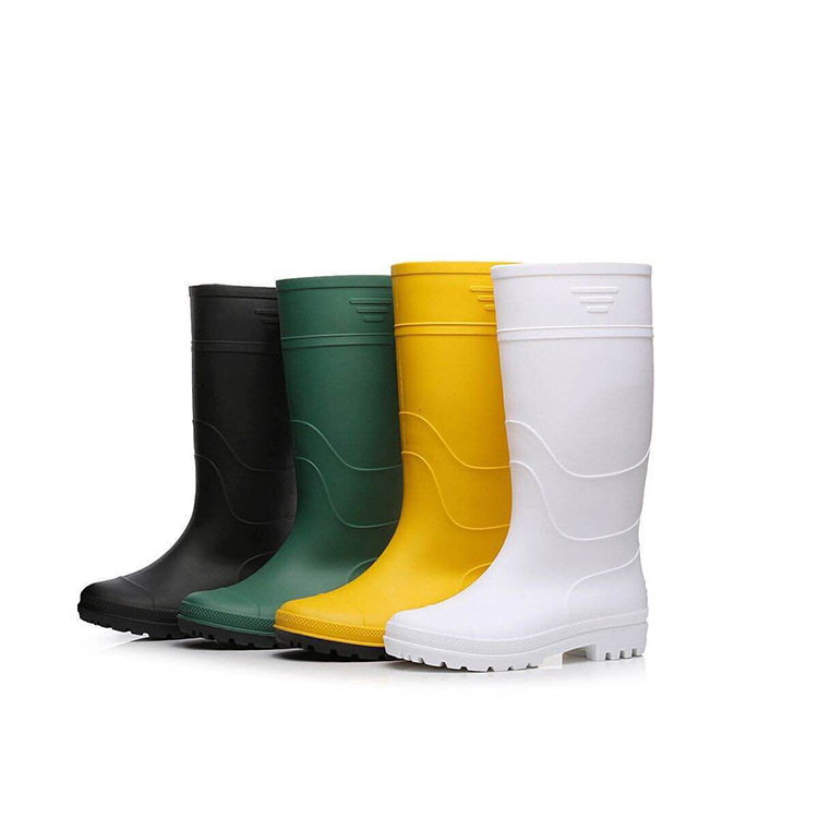 Export PVC Material Waterproof Oil-Resistant Wear-Resistant Acid and Alkali-Resistant High-Top Daily Agricultural Work Rain Boots