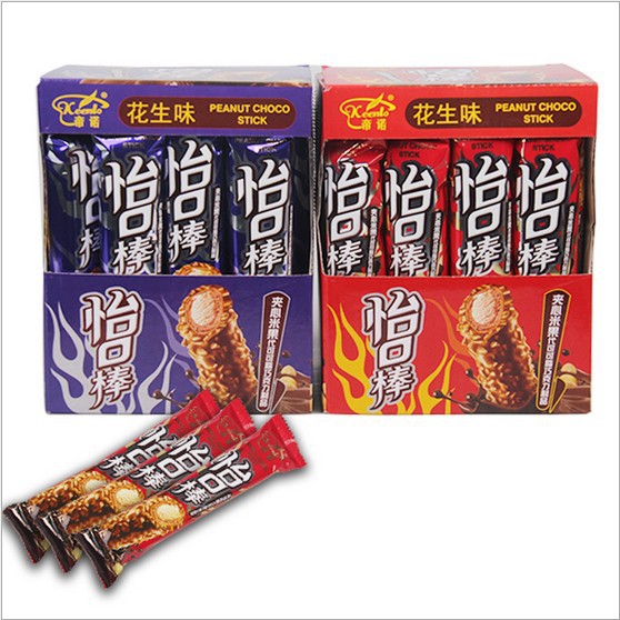 帝诺怡口棒夹心米果花生味520克/盒(26克*20支)