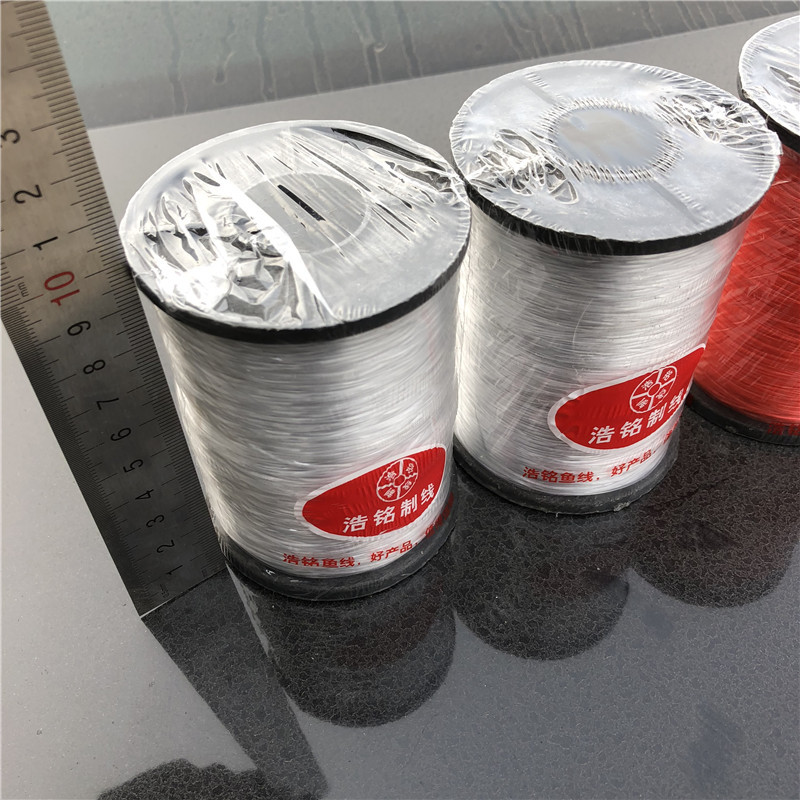 厂家批发浩铭透明鱼线 建筑鱼丝线 施工线 渔丝线广线可定可贴牌