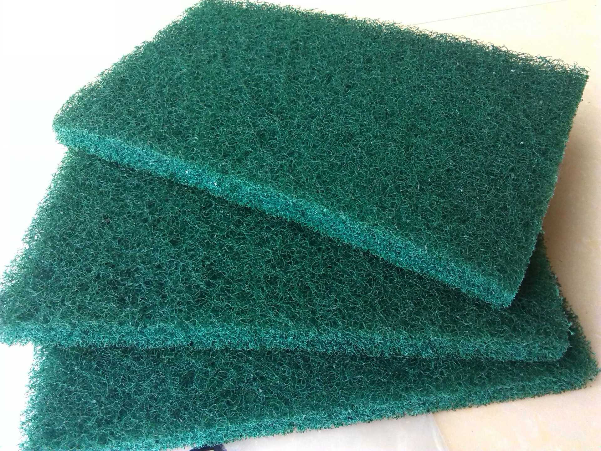 厂家直供绿色工业百洁布8698拉丝布手擦布菜瓜布无纺布尼龙片