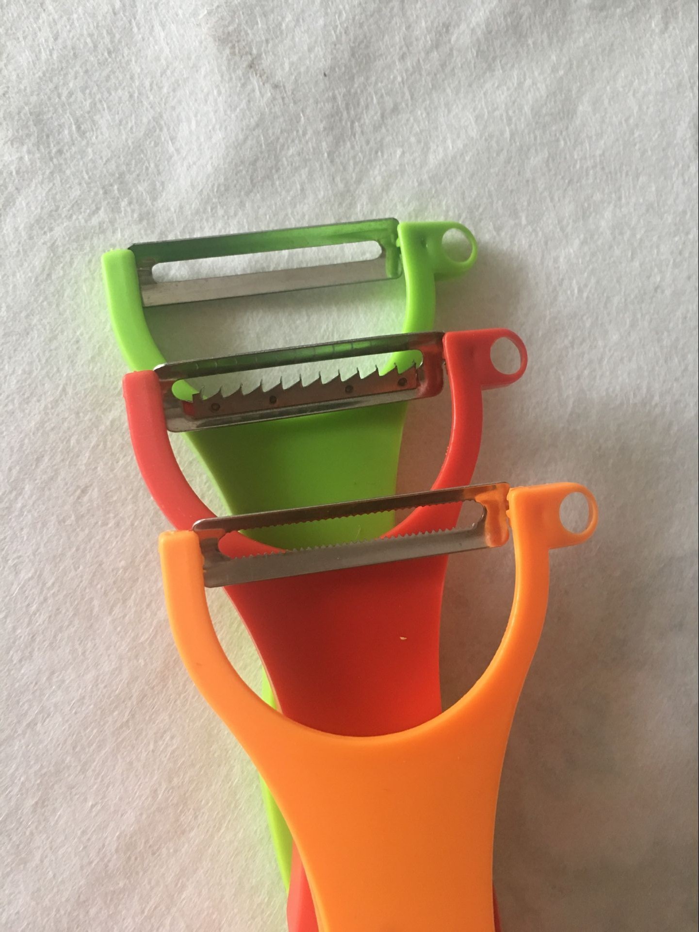 厨房工具果蔬削皮器 软果削皮刀三件套不锈钢削皮刀剥皮去皮器