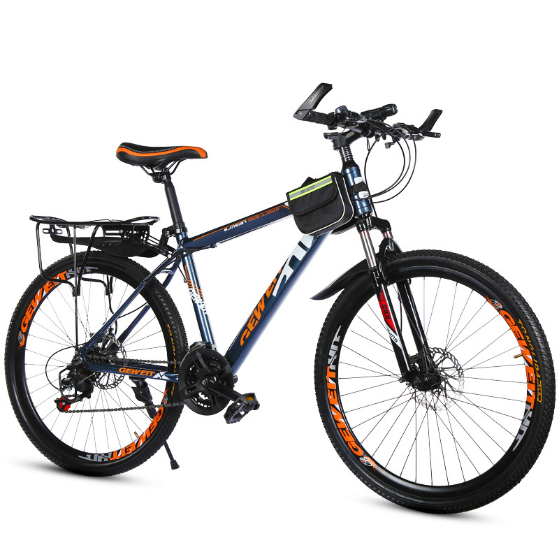 20-Inch 22-Inch 24-Inch 26-Inch Bicycle 21-Speed Double Disc Brake Adult Student Bike Men's and Women's Variable Speed Mountain Bike